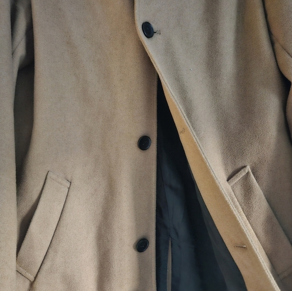 Jack & Jones Brown Trench Coat Timeless Design - Picture 3 of 4